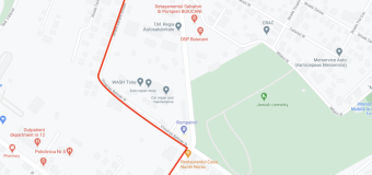 Trafic rutier suspendat pe unele străzi din capitală
