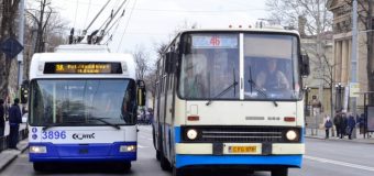 Modificări în rețeaua de transport public din Chișinău