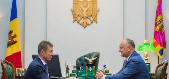 Dodon anunță că a vorbit cu Kozak despre o vizită a sa în Federația Rusă
