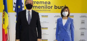 Am accentuat că voi duce o politică externă activă – spune Maia Sandu, în urma discuției Ambasadorul Confederației Elvețiene