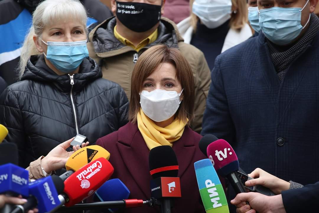 Maia Sandu: Am votat pentru schimbare