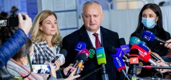 Igor Dodon, după vot: Mă bucur că, astăzi, cu toții suntem mai activi