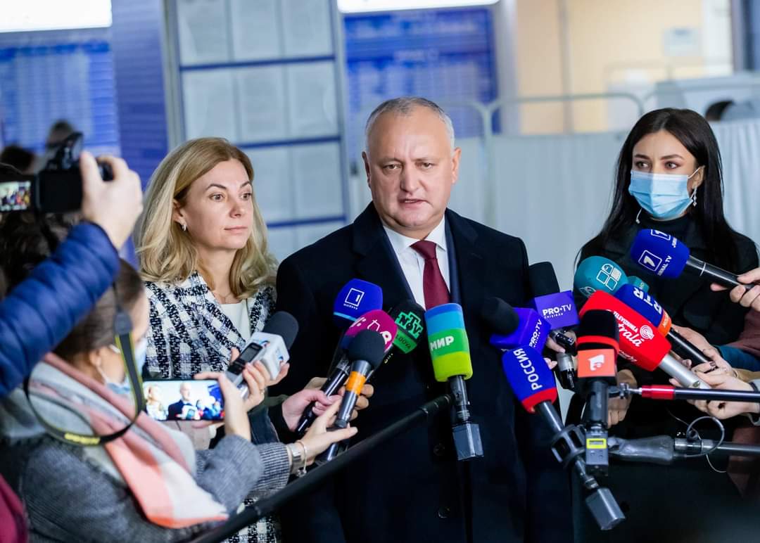 Igor Dodon, după vot: Mă bucur că, astăzi, cu toții suntem mai activi