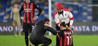 Panică la AC Milan. Cât ar putea lipsi Zlatan Ibrahimovic, din cauza accidentării suferite la Napoli