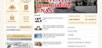 Site-ul CNAS a devenit accesibil pentru persoanele cu deficienţe de vedere