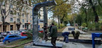 Au început lucrările de amenajare a Aleii de arte din centrul capitalei