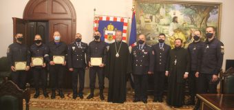 Mai mulți salvatori și pompieri au fost menționați de ÎPS Mitropolit Vladimir