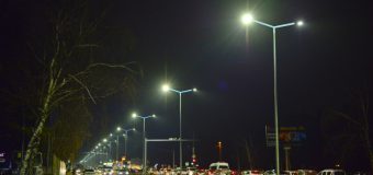 Primăria Chișinău anunță despre finalizarea lucrărilor de iluminat public pe Calea Orheiului (FOTO)