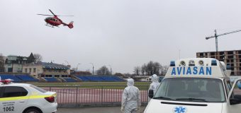 Un echipaj aero-medical SMURD Iași a efectuat o nouă misiune în Republica Moldova