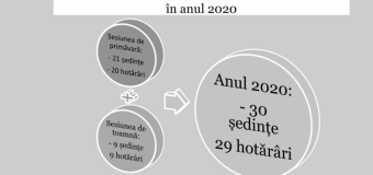 Biroul permanent al Parlamentului a adoptat 29 de hotărâri în 2020