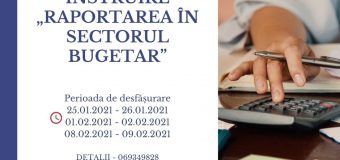 Cursuri noi la CTIF – „Raportarea în sectorul bugetar”