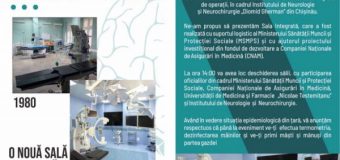 La Institutul de Neurologie și Neurochirurgie a fost inaugurată o nouă sală, dotată cu aparataj medical de ultimă generaţie