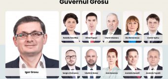 Oficial! Igor Grosu a prezentat public numele miniștrilor