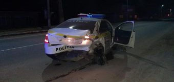 Patru polițiști au avut de suferit în urma unui grav accident rutier