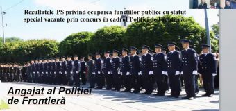 Modalitatea de angajare în cadrul Poliției de Frontieră – simplificată din cauza pandemiei