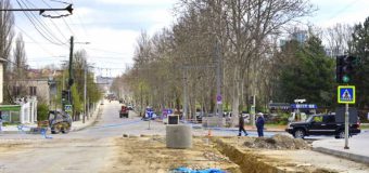 Trafic rutier suspendat pe o stradă din Chișinău, timp de o lună