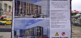 A fost dat startul lucrărilor unei parcări cu 4 nivele în centrul capitalei