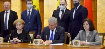 La Minsk a fost semnată Declarația comună a Parlamentului Republicii Moldova și Adunării Naționale a Republicii Belarus