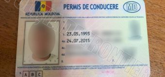 Un permis de conducere falsificat – depistat la un pasager al rutei Chișinău-Paris