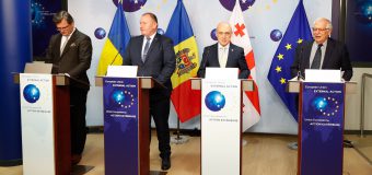 Întrevederi de nivel înalt la Bruxelles. Cu cine au discutat miniștrii de externe ai R. Moldova, Ucraina și Georgia