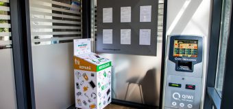 La intrările în clădirea administrativă a S.A. „Moldovagaz”, precum și la Centrul relații cu consumatorii, sunt instalate boxe de reciclare