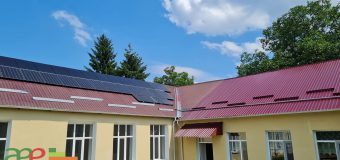 Sistem fotovoltaic instalat pe acoperișul unei grădinițe din r. Anenii Noi