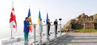Maia Sandu a participat la o Conferință internațională, alături de Președintele Georgiei, Ucrainei și Președintele Consiliului European