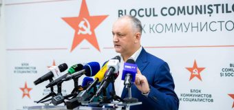 Dodon: Blocul electoral al Comuniștilor și Socialiștilor va înregistra un rezultat bun