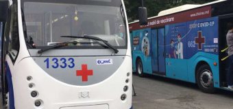 Cele 2 puncte de vaccinare mobile din Chișinău se vor afla în următoarele locații