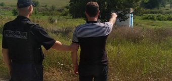 Un bărbat a decis să revină în țară traversând ilegal frontiera