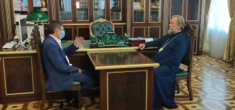Igor Grosu – la Mitropolie! Mitropolitul a reliefat importanța dialogului și cooperării între Biserică și stat