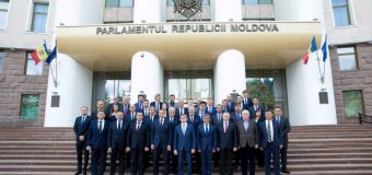 Delegația comună UEFA și FMF, în vizită la Parlament