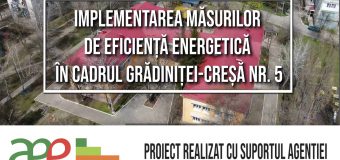 Istorii de succes: Implementarea măsurilor de eficiență energetică în cadrul grădiniței-creșă nr.5 din orașul Rezina
