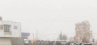 Trafic intensiv în punctul de trecere Leușeni