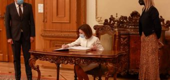 Maia Sandu a discutat, la București, cu conducerea Guvernului şi Parlamentului României