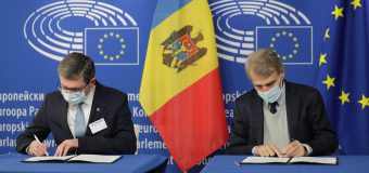 Un Memorandum de înțelegere între Parlamentul Republicii Moldova și Parlamentul European a fost semnat