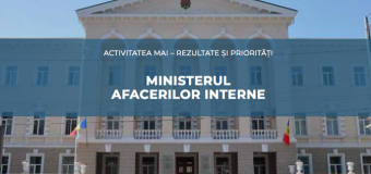 Realizările MAI de la începutul mandatului ministrului Ana Revenco