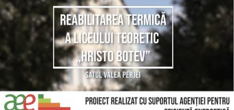Istorii de succes: Reabilitarea termică a Liceului Teoretic „Hristo Botev” satul Valea Perjei, raionul Taraclia