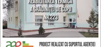 Istorii de succes: Reabilitarea termică a grădiniței de copii nr. 223 din com. Tohatin, mun. Chișinău