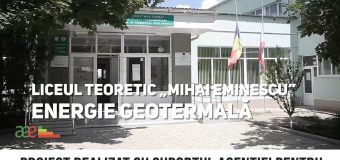 Istorii de succes: Energie geotermală la Liceul Teoretic ,,Mihai Eminescu” din orașul Comrat, UTA Găgăuzia!