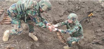 95 de obiecte explozive și 1 469 de cartușe, depistate de geniştii militari în luna octombrie