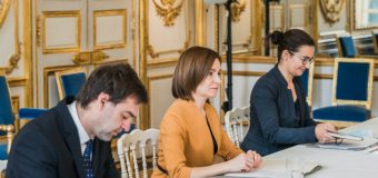 Ce întrevederi a avut Maia Sandu la Paris