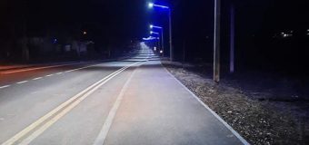 Au fost finalizate lucrările de restabilire a iluminatului stradal pe un drum din localitatea Mihailovca, raionul Cimișlia
