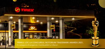 Compania Tirex Petrol – primul loc la concursul Notorium Trademark Awards 2021, în categoria Energetică, Combustibili și Uleiuri