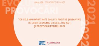 Analiză: Top cele mai importante evoluții pozitive și negative de ordin economic și social din 2021 și provocări pentru 2022
