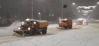 Situația în Chișinău privind deszăpezirea străzilor și circulația transportului public