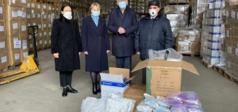 Republica Moldova a primit echipamente de protecție și dezinfectant împotriva COVID-19, în sumă de circa 2,5 milioane de euro