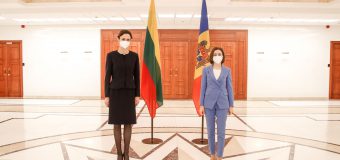 Maia Sandu: Ne dorim o intensificare a cooperării cu Lituania