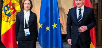 Maia Sandu a discutat, la München, cu Cancelarul Republicii Federale Germania, Olaf Scholz