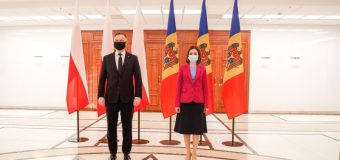 Maia Sandu: „Polonia este un prieten de nădejde al Republicii Moldova”